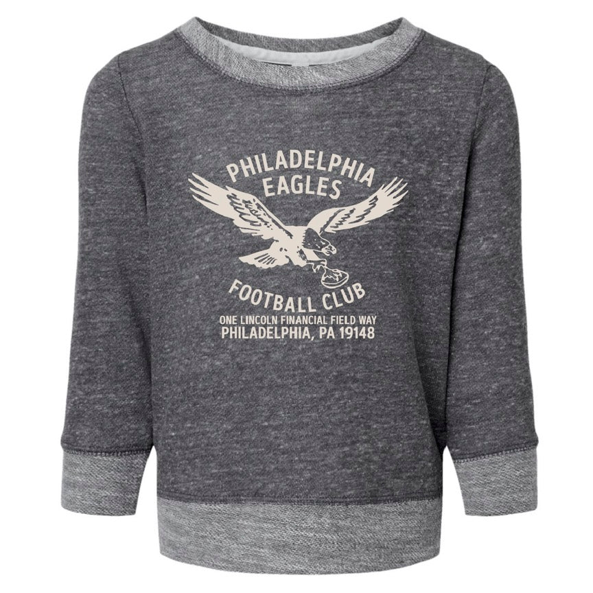 Elbow Patch Kid's Crewneck Tee (Dark Grey)