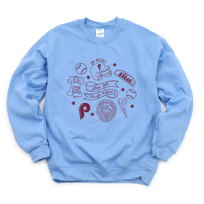 Broad Street (Unisex Crewneck)