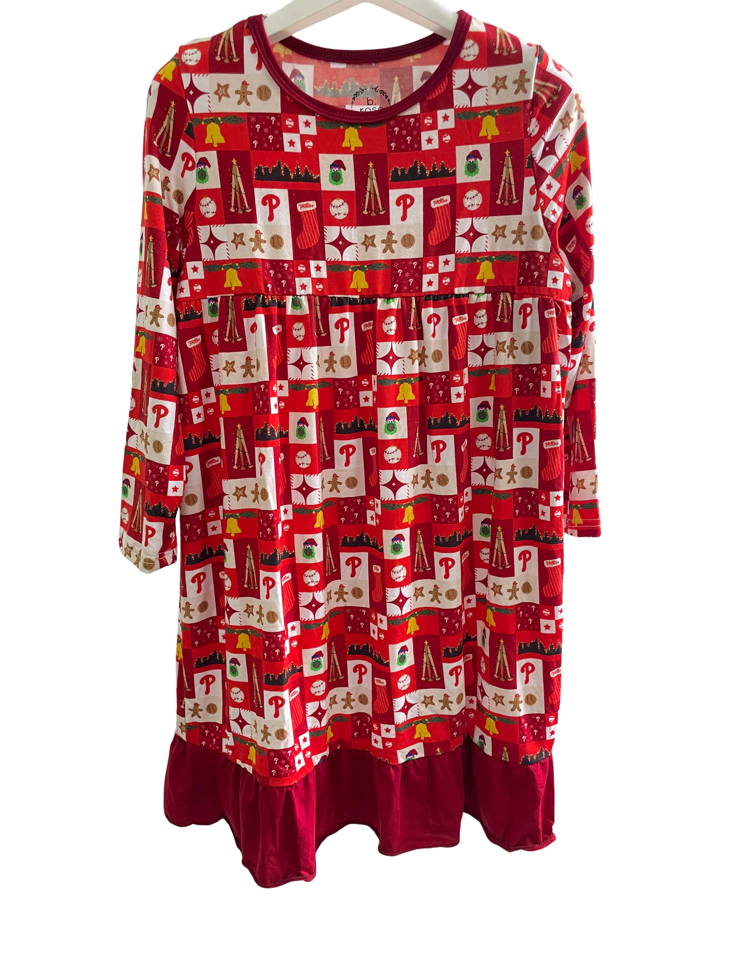 PREORDER Holiday Baseball Kid's Nightgown
