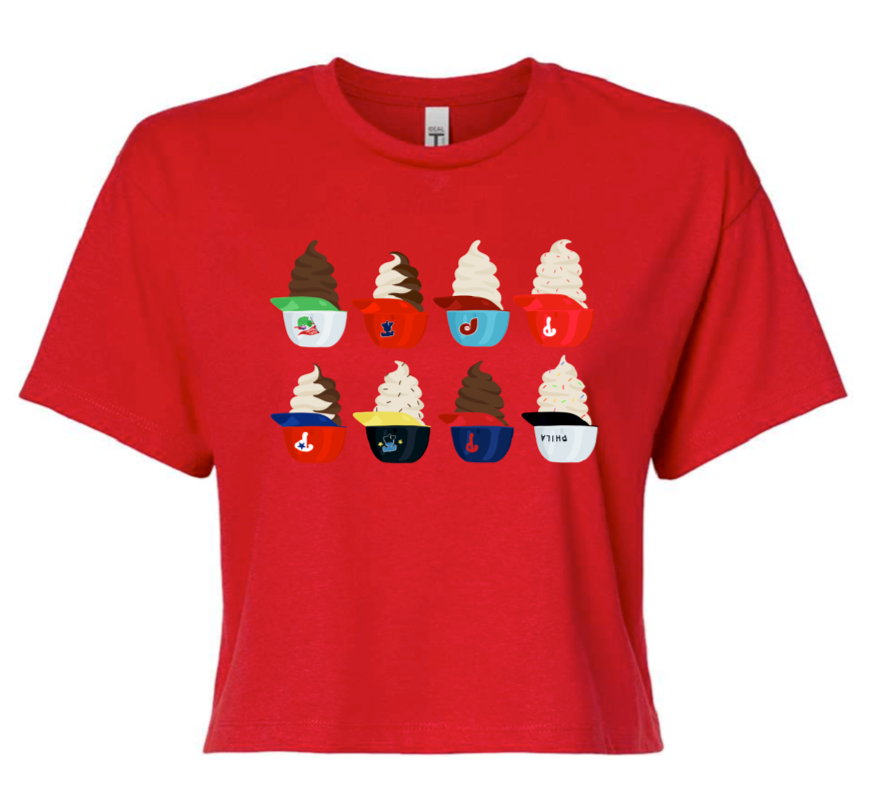 Ice Cream Women's Fit Crop