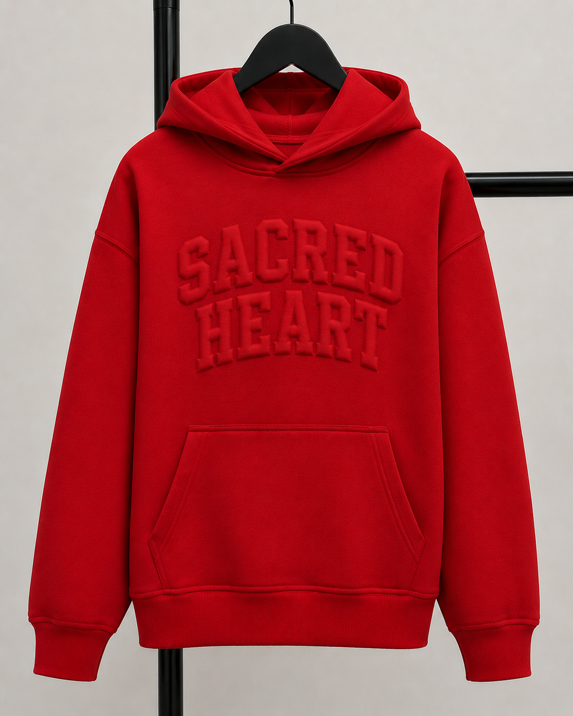 Sacred Heart Embossed Hooded (Preorder)