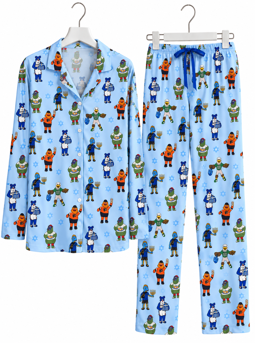 PREORDER Hanukkah Mascots Button Up Set (Copy)