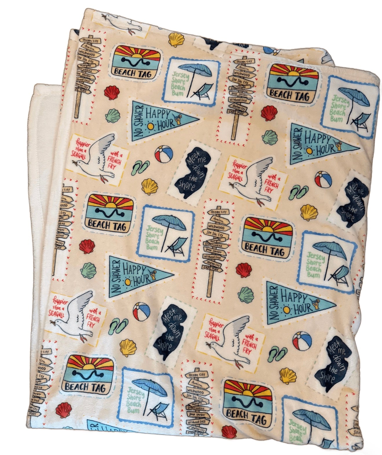 Jersey Shore Throw Blanket
