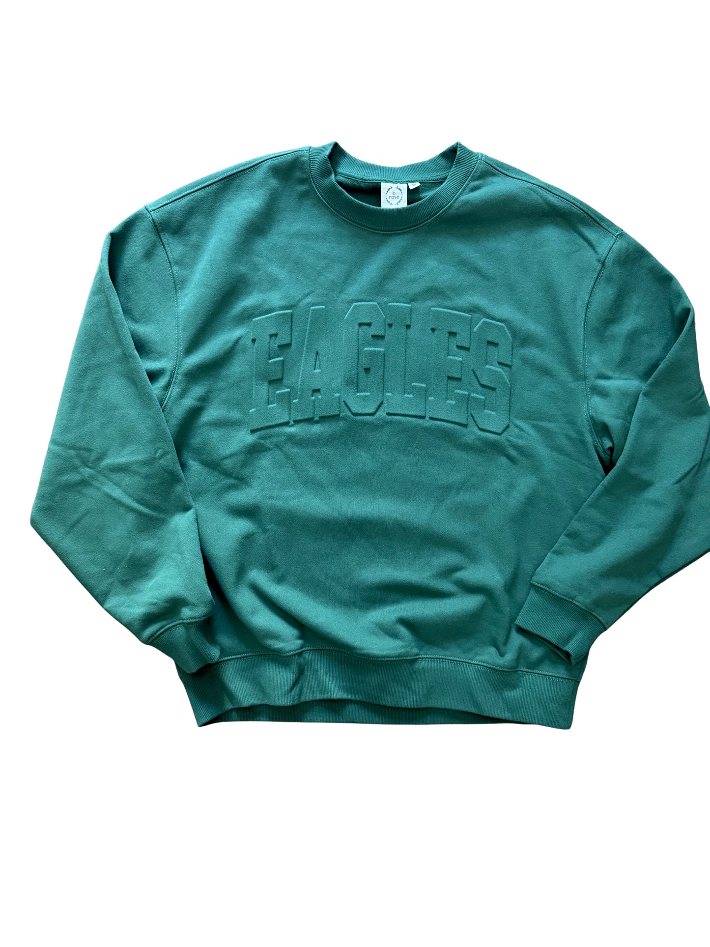 Embossed Football (Unisex French Terry Crewneck Sweatshirt)