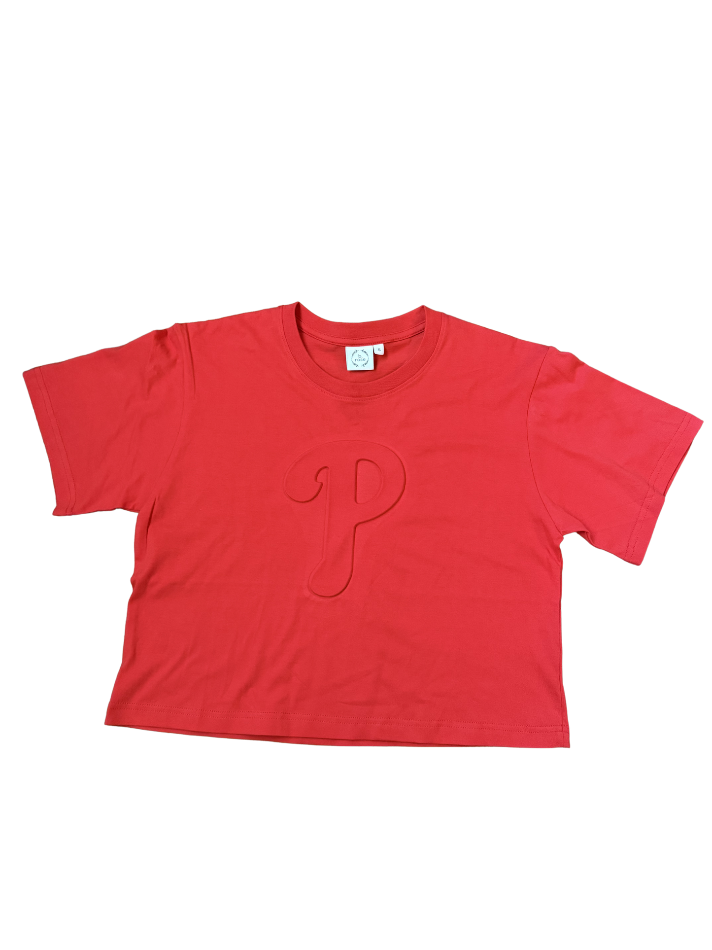 Embossed Logo Women's Fit Crop