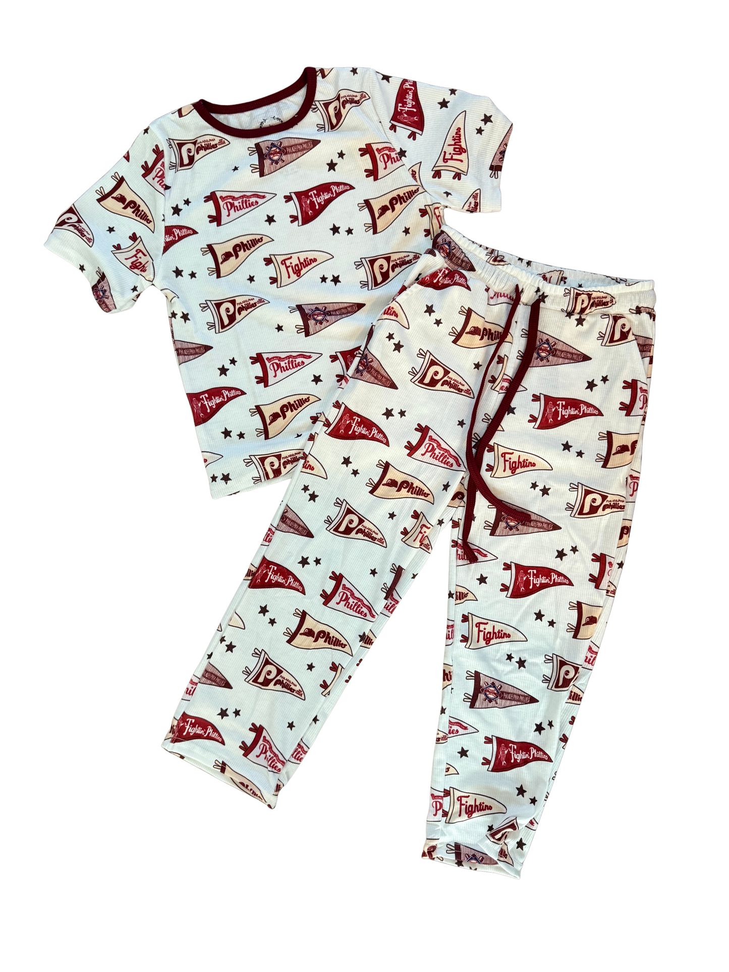 Vintage Pennant Kid's 2 Piece Set (Ribbed)