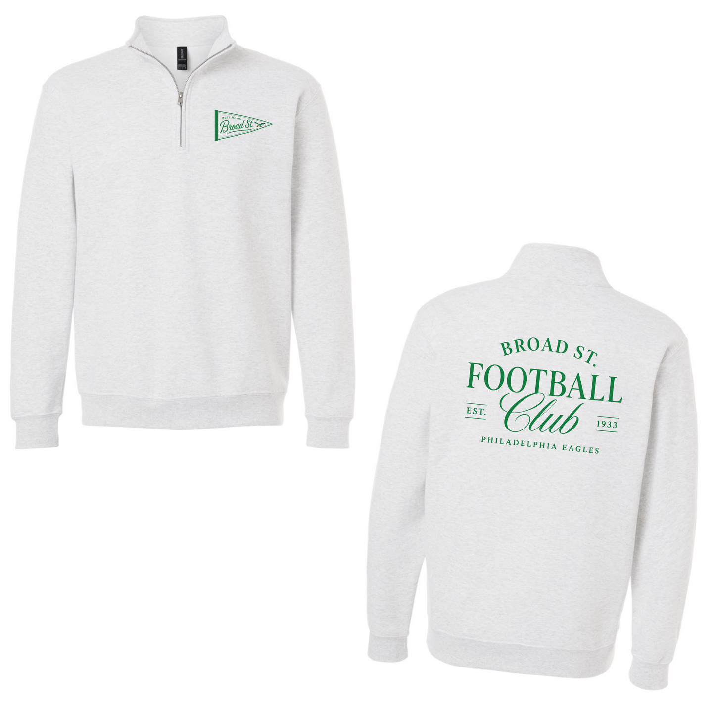 Club (Unisex 1/4 Zip Sweatshirt)