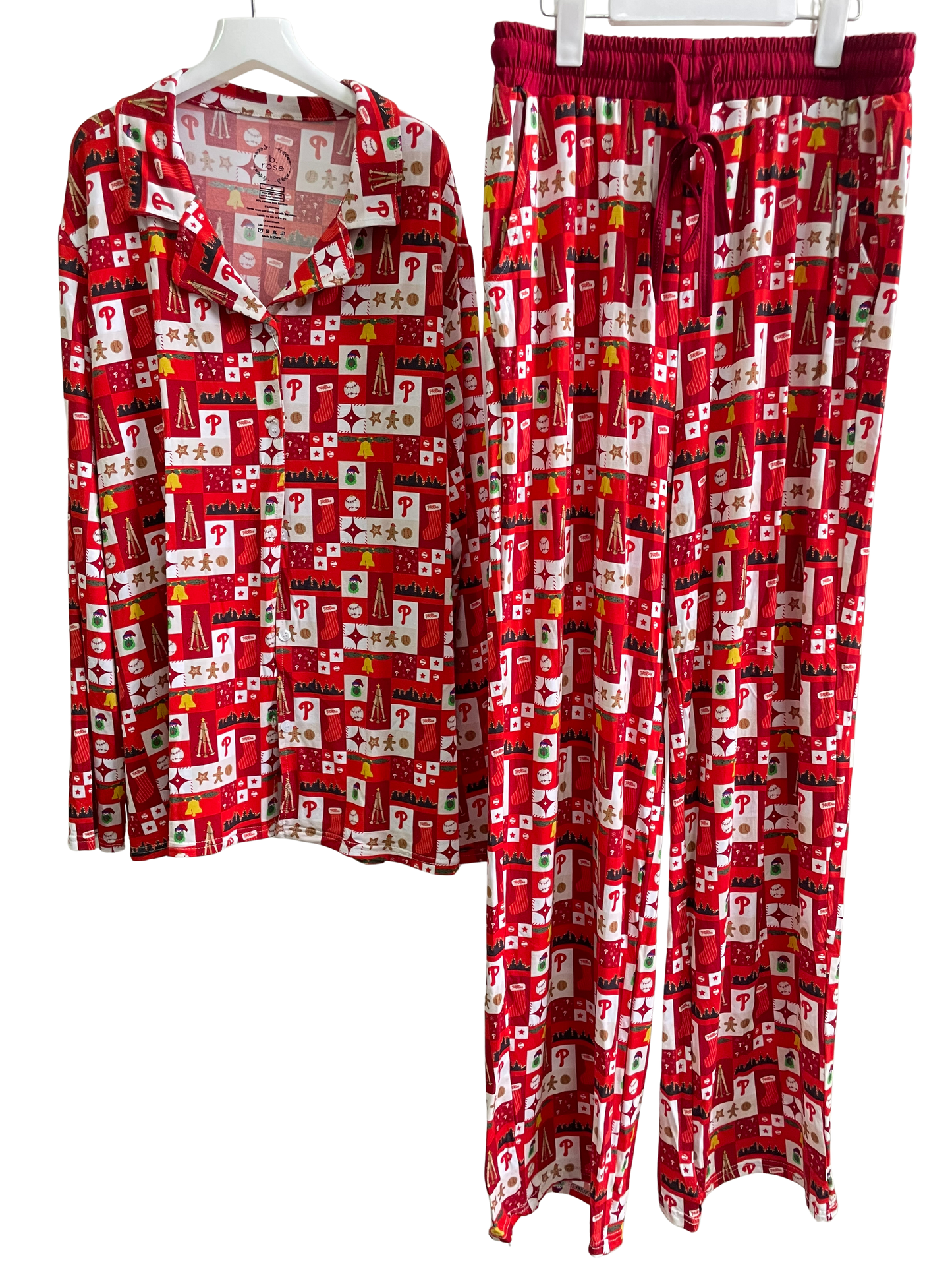 PREORDER Holiday Baseball Button Up Set
