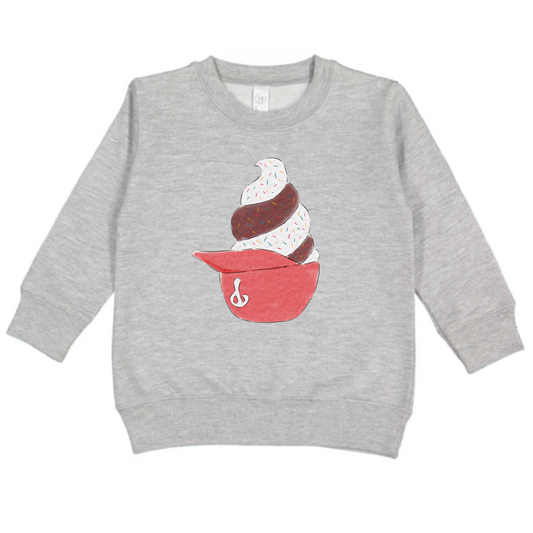 Ice Cream Hat (Unisex Crewneck)