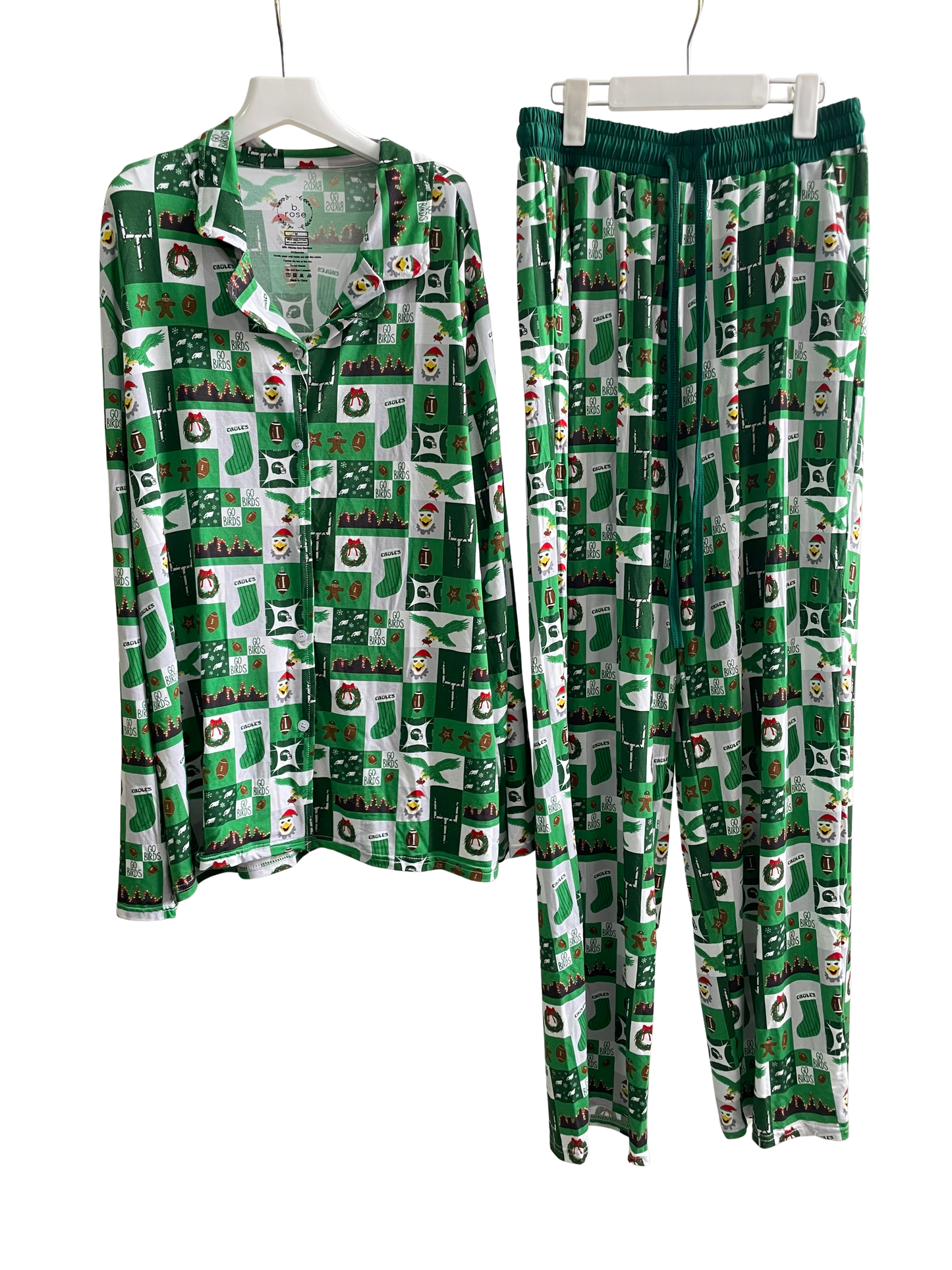 PREORDER Holiday Football Button Up Set