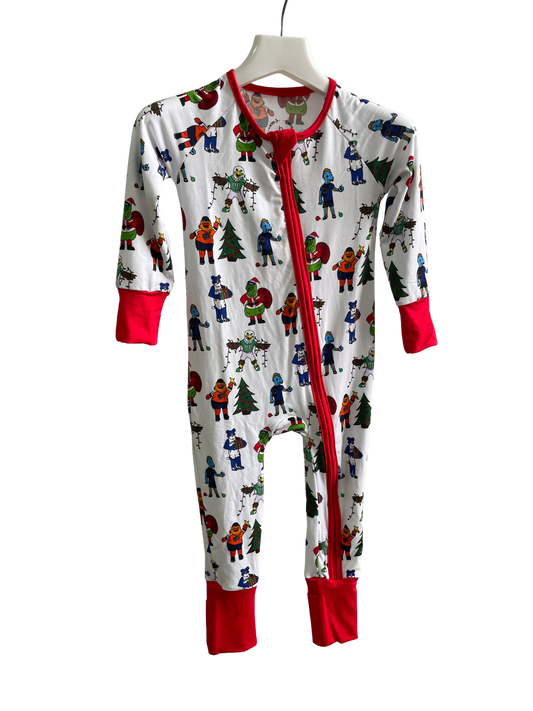 PREORDER Holiday Mascot Long Sleeve Zippy