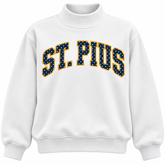 St. Pius Polka Dot Mockneck (Preorder)
