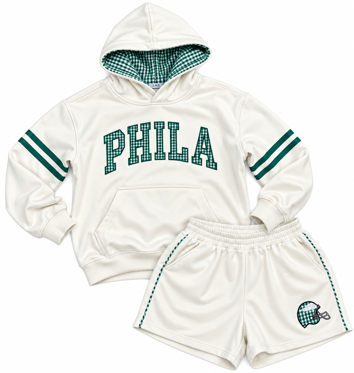 Varsity Women’s Hoodie Set (Embroidered Applique)