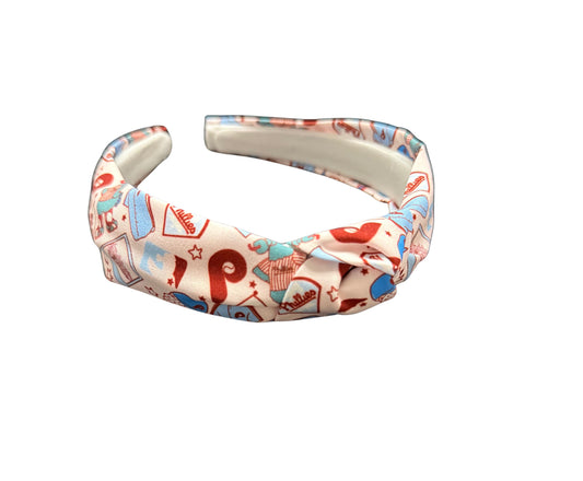 Retro Baseball Knotted Hard Headband