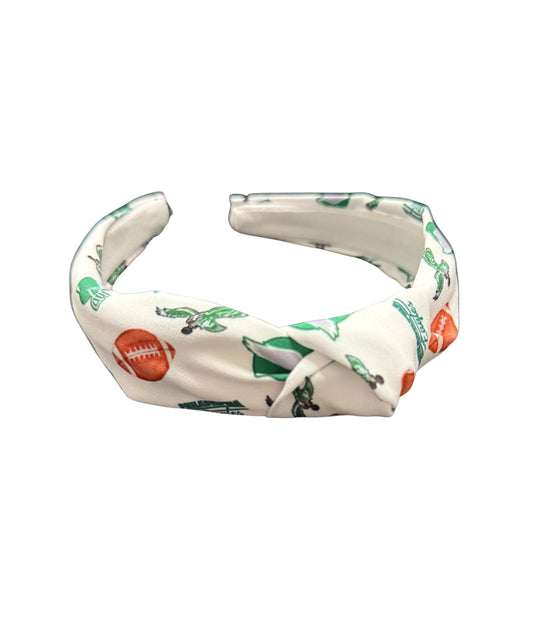 Football Knotted Hard Headband