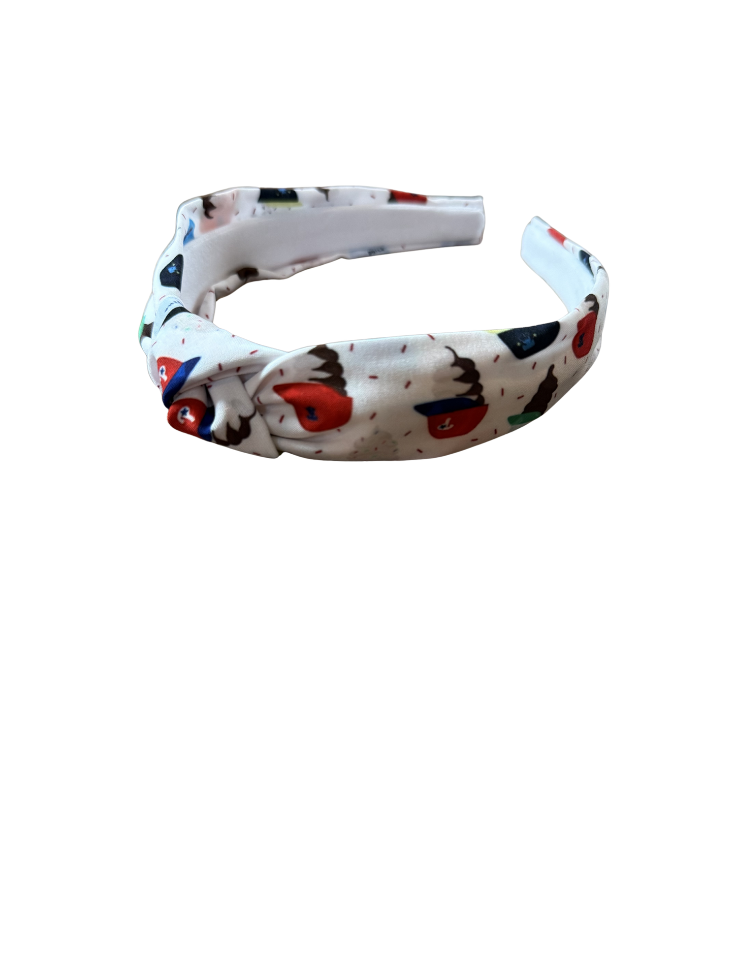Ice Cream Knotted Hard Headband