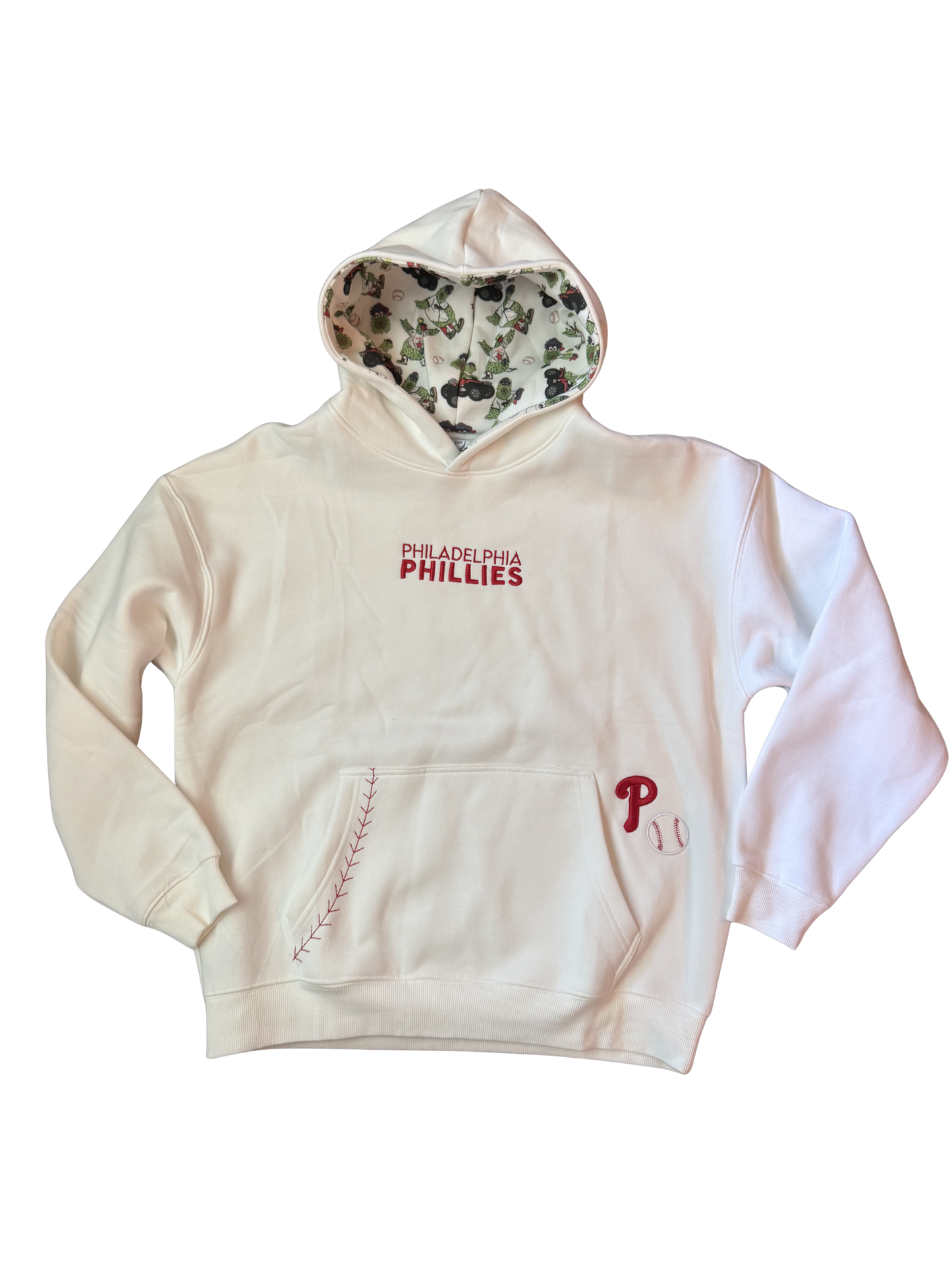 Embroidered Philadelphia Baseball (Unisex Hooded Sweatshirt)