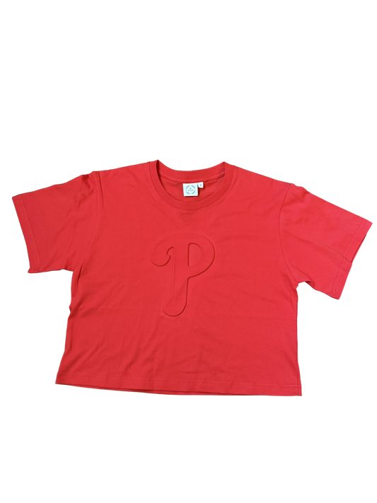 Embossed Logo Women's Fit Crop