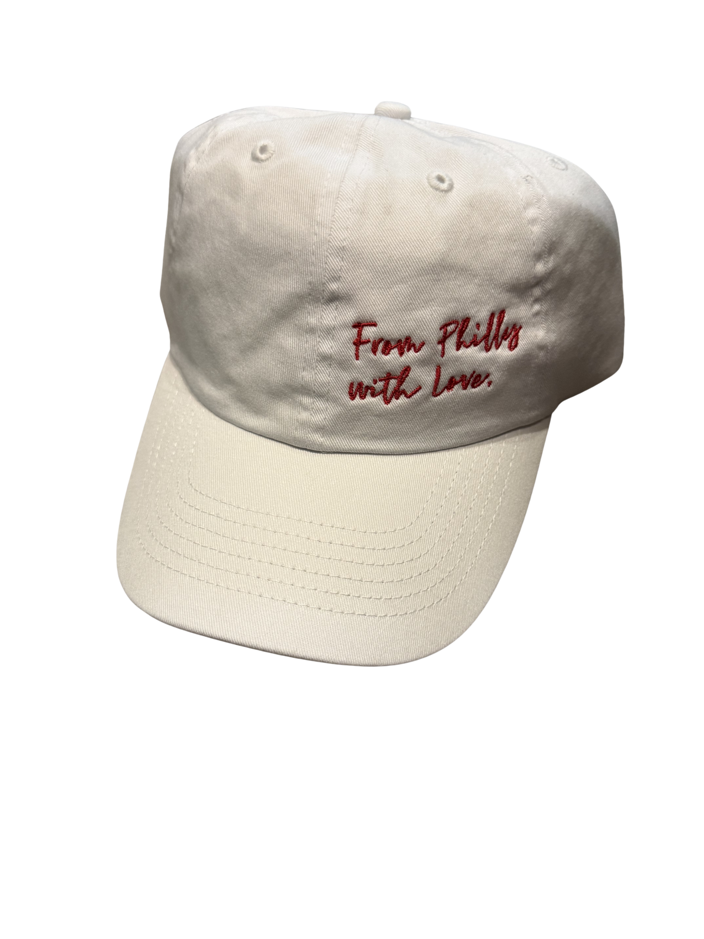 From Philly (Red) Baseball Hat
