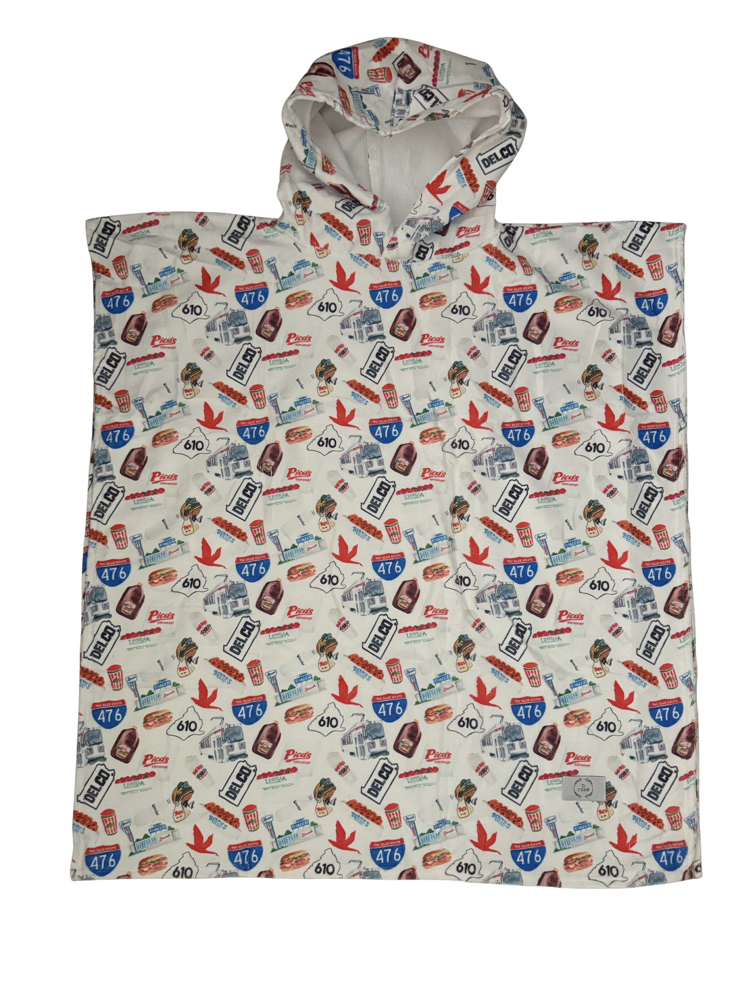 Delco Hooded Poncho Towel