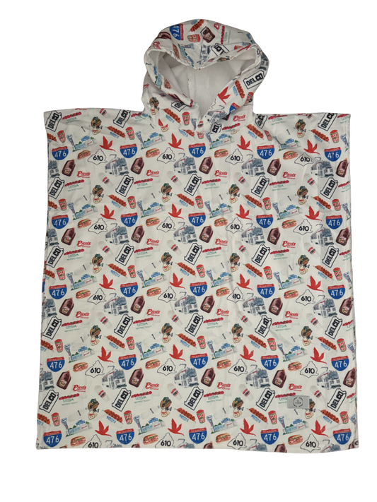 Delco Hooded Poncho Towel