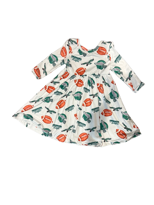 Philly Football Long Sleeve Dress