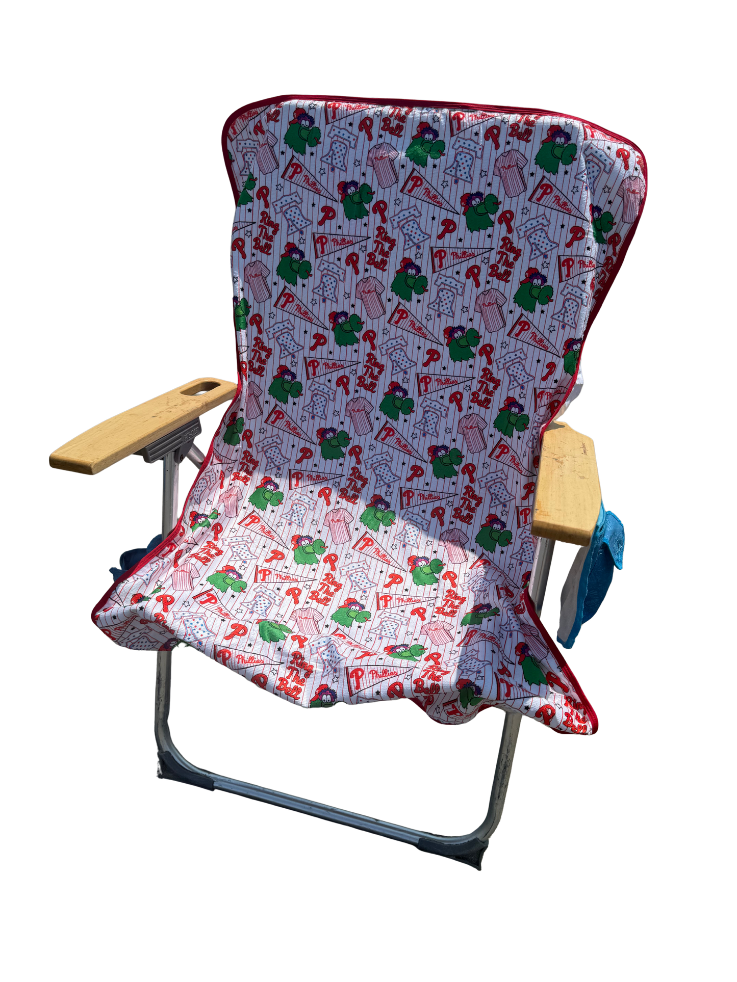 Beach Chair Towel Cover - Baseball