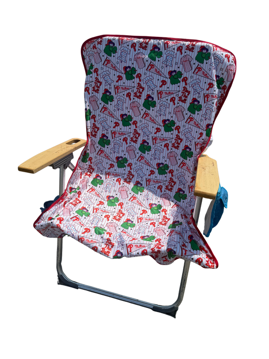Beach Chair Towel Cover - Baseball
