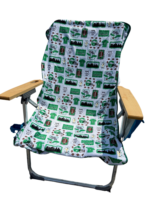 Beach Chair Towel Cover - Football