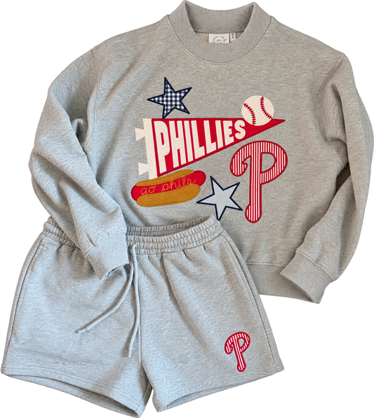 Baseball Women’s Mockneck Set (Embroidered Applique)