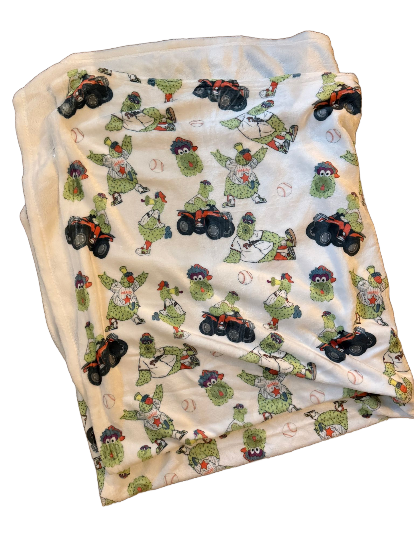 Baseball Mascot Throw Blanket