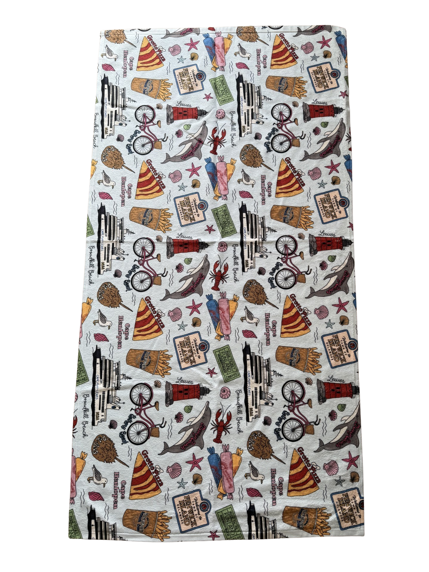 At the Beach (Delaware) Beach Towel