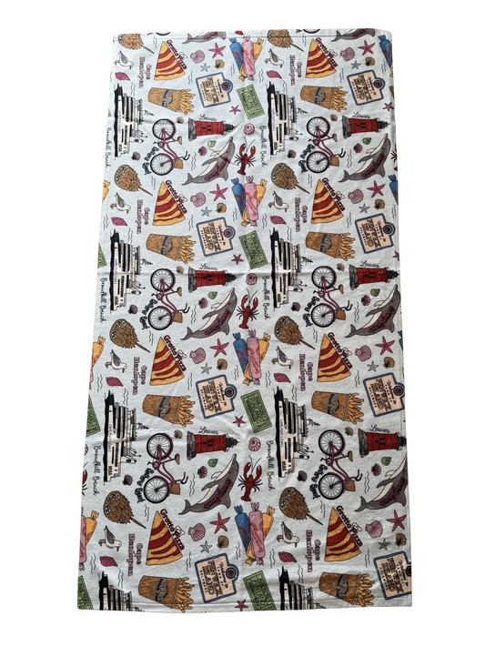 At the Beach (Delaware) Beach Towel