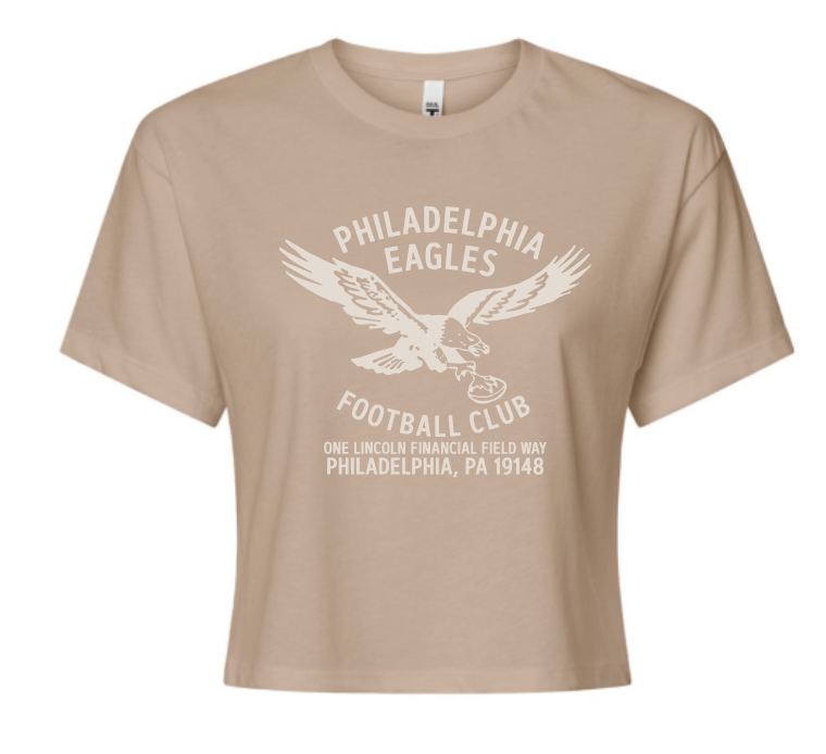 Tan Vintage Women's Fit Crop