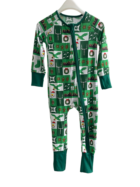 PREORDER Holiday Football Long Sleeve Zippy
