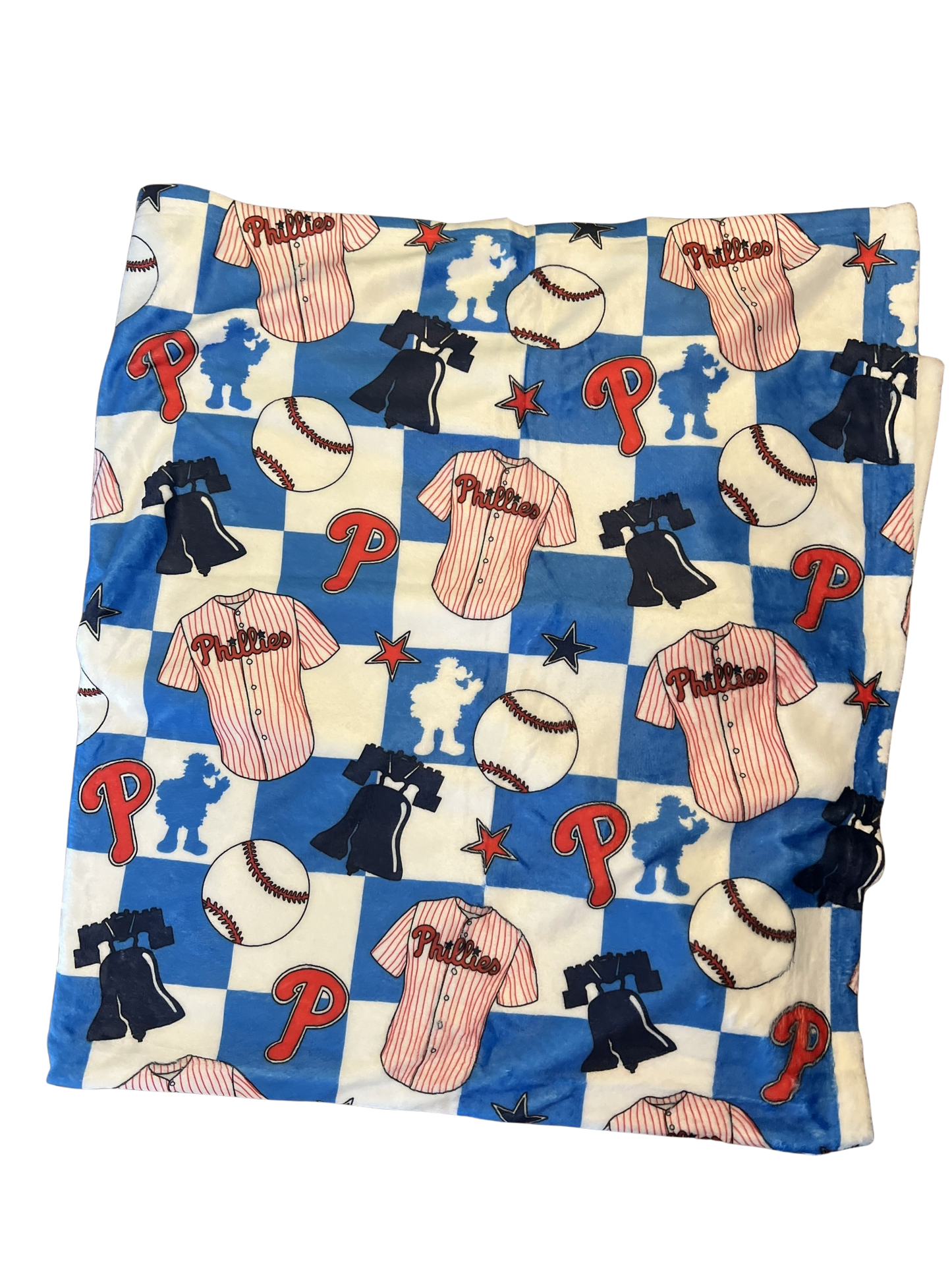 Baseball Check Throw Blanket