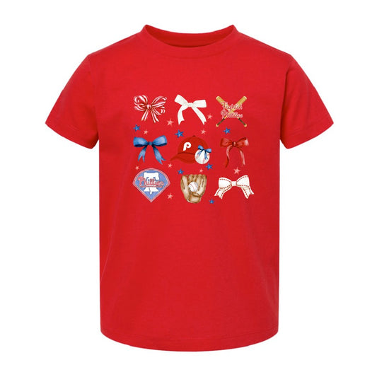 Baseball Bow (Unisex Tee)