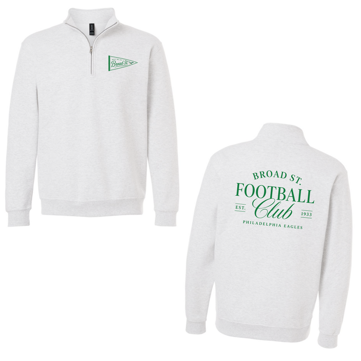 Club (Unisex 1/4 Zip Sweatshirt)