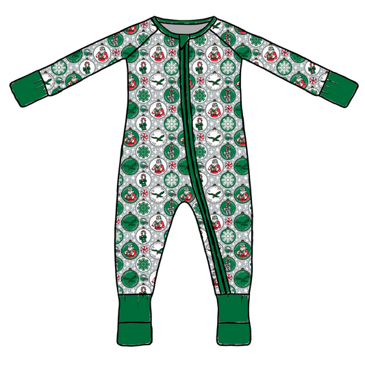 Bird's Ornaments Long Sleeve Zippy