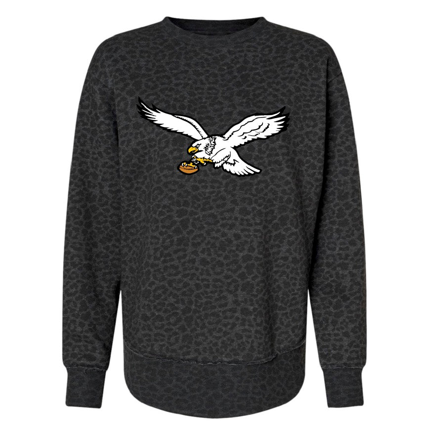 Women's Fit Leopard Crewneck