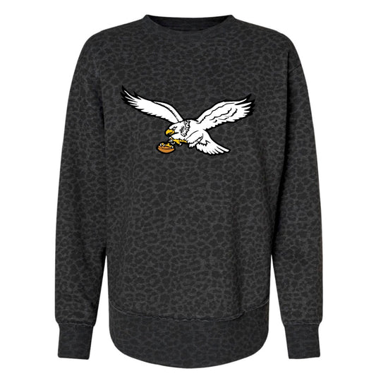 Women's Fit Leopard Crewneck