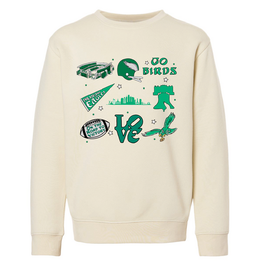 Retro Philly Crewneck (Toddler & Youth)