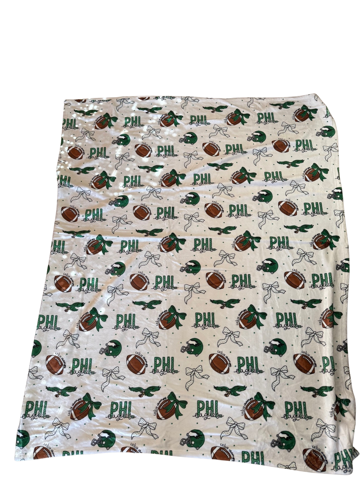 Coquette Football Throw Blanket