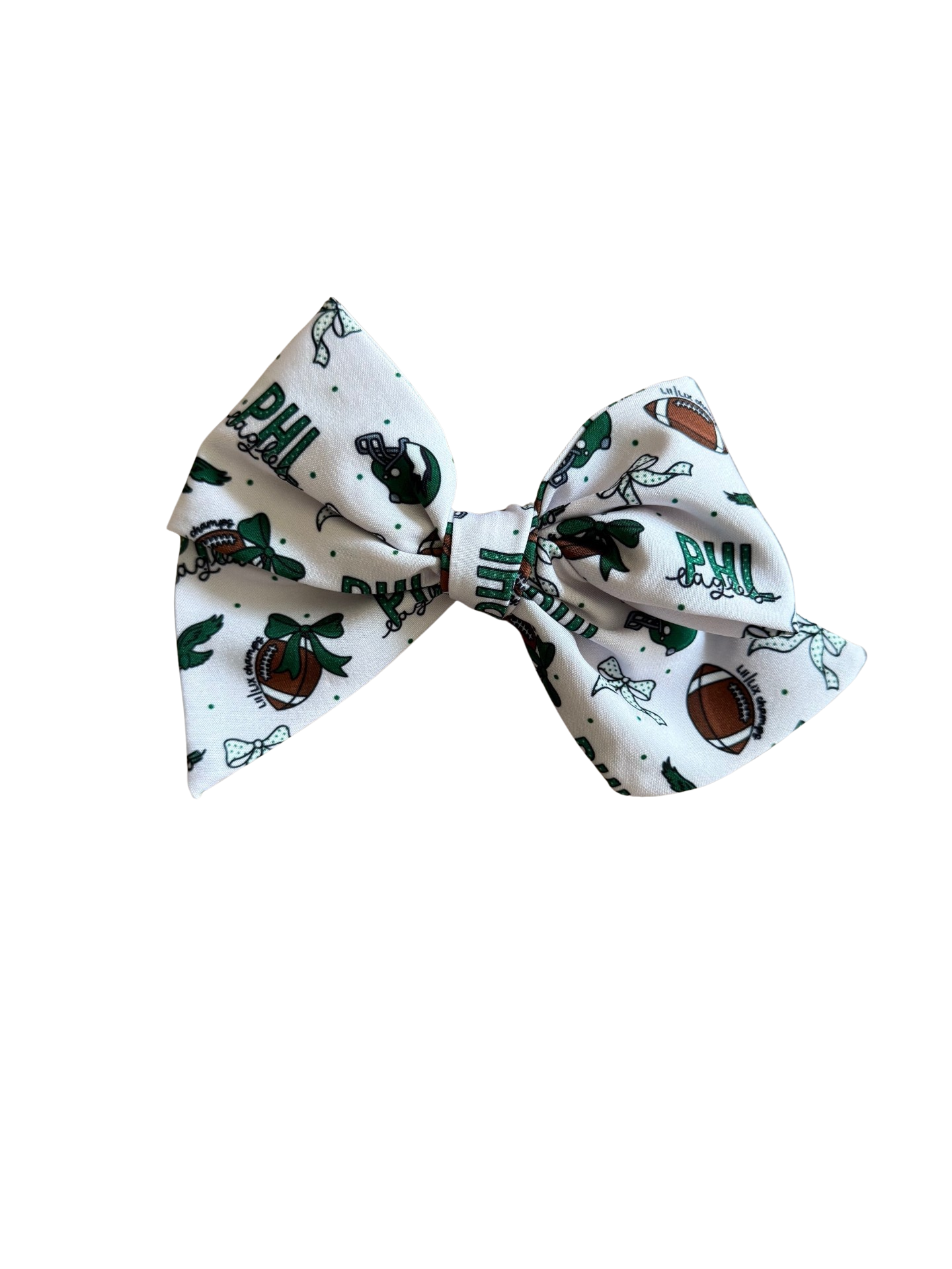 Coquette Football Hair Bow