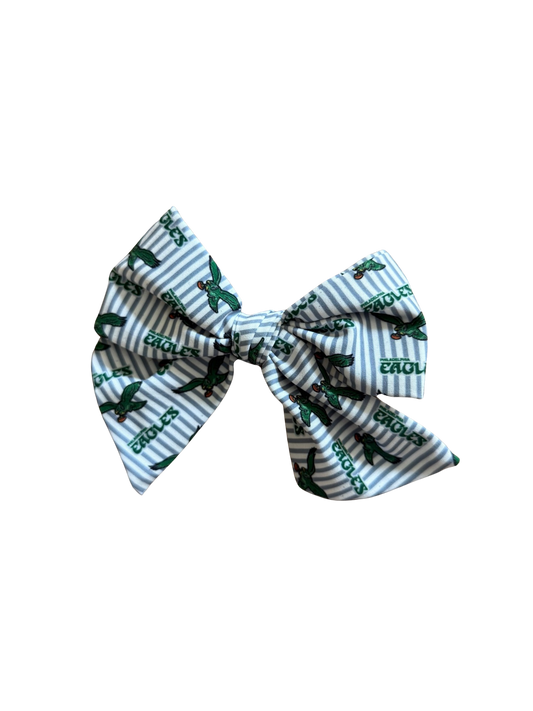 Stripe Eagle Hair Bow