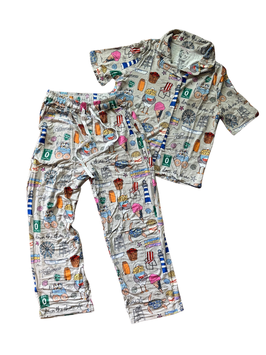 Down the Shore Button Up Set